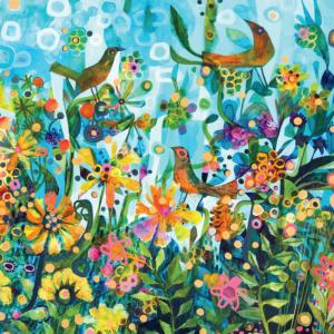 Bright Morning Flower & Garden Large Piece By Ceaco