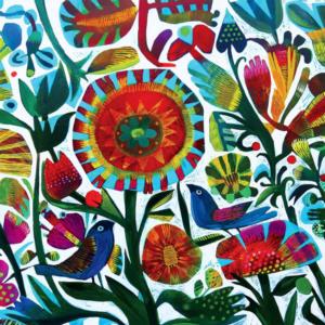 Suzani Flower & Garden Jigsaw Puzzle By Ceaco