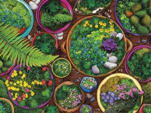 Moss Bowls Jigsaw Puzzle By Ceaco