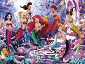 Ariel and her Sisters Disney Princess Large Piece By Ceaco