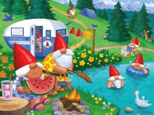 Gnome Sweet Gnome - Summer Fun Summer Jigsaw Puzzle By Ceaco