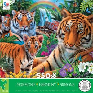 Tiger Family Big Cats Jigsaw Puzzle By Ceaco