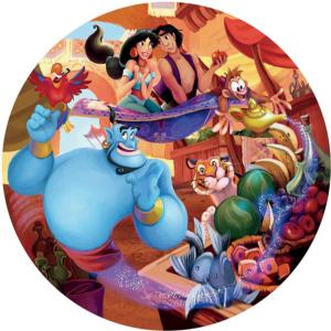 Aladdin Disney Princess Round Jigsaw Puzzle By Ceaco