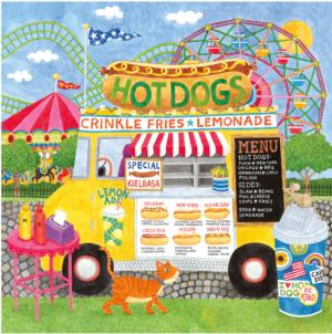 Hot Dog Truck - Scratch and Dent Carnival & Circus Jigsaw Puzzle By Ceaco