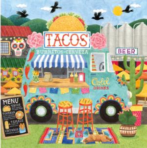 Taco Truck Food and Drink Jigsaw Puzzle By Ceaco