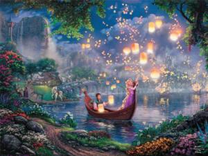 Thomas Kinkade Disney - Tangled Disney Princess Jigsaw Puzzle By Ceaco