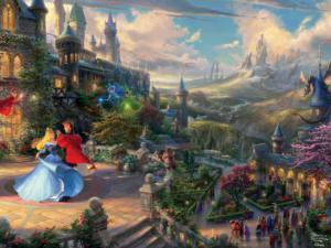 Thomas Kinkade Disney - Sleeping Beauty Enchanting Princess Jigsaw Puzzle By Ceaco