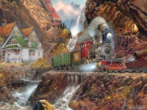 Ponderosa Train Jigsaw Puzzle By Ceaco