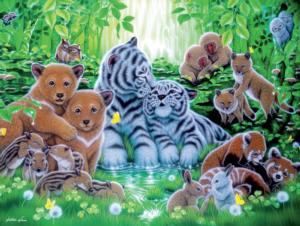 Animal Forest Forest Jigsaw Puzzle By Ceaco