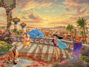 Jasmine Dancing In The Desert Sunset Disney Princess Jigsaw Puzzle By Ceaco