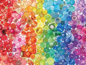 Buttons Rainbow & Gradient Impossible Puzzle By Ceaco