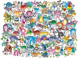 Animal Jam - Cats and Dogs Animals Jigsaw Puzzle By Ceaco