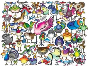 Animal Jam - Birds Galore Birds Jigsaw Puzzle By Ceaco