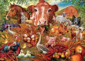 Farm Chickens & Roosters Jigsaw Puzzle By Ceaco