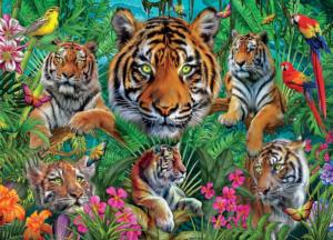 Tiger Jungle Tigers Jigsaw Puzzle By Ceaco