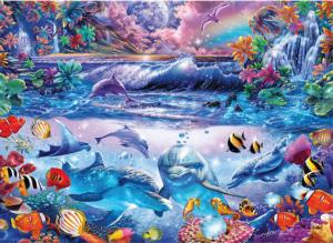 Tropical Dream Dolphin Jigsaw Puzzle By Ceaco