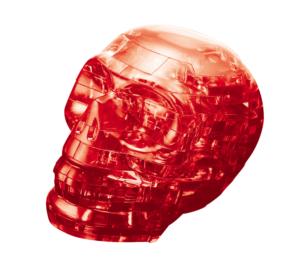 Skull (Red) Anatomy & Biology Crystal Puzzle By University Games