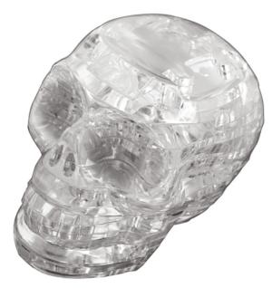Skull (Clear) Science Crystal Puzzle By University Games