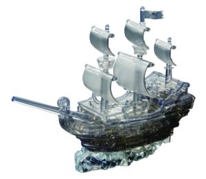 Pirate Ship (Black) Pirate Crystal Puzzle By University Games