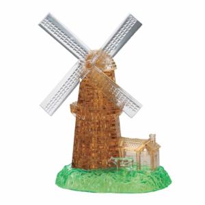 Windmill Deluxe Original 3D Crystal Puzzle Crystal Puzzle By Bepuzzled
