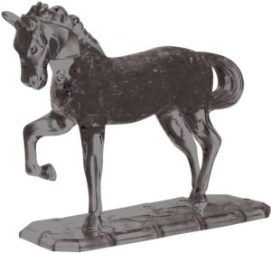 Black Horse Deluxe 3D Crystal Puzzle Horse Crystal Puzzle By Bepuzzled