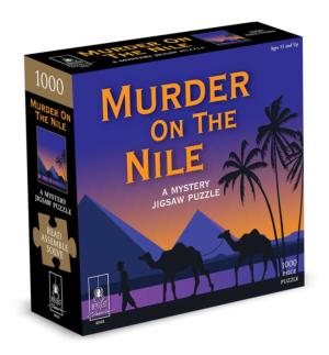 Murder On the Nile Murder Mystery Jigsaw Puzzle By University Games