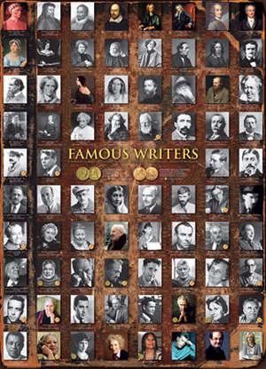 Famous Writers Library / Museum Impossible Puzzle By Eurographics