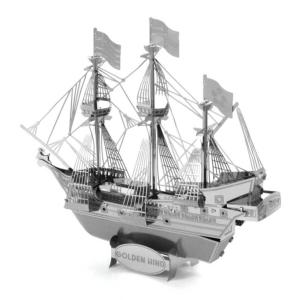 Golden Hind ship Boat Metal Puzzles By Metal Earth