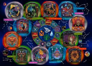 Zodiac Astrology & Zodiac Jigsaw Puzzle By Jacarou Puzzles