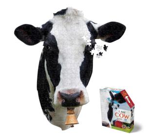 Madd Capp Mini Puzzle - I AM Cow - Scratch and Dent Farm Animal Jigsaw Puzzle By Madd Capp Games & Puzzles