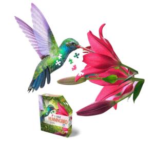 I AM Hummingbird - Scratch and Dent Birds Jigsaw Puzzle By Madd Capp Games & Puzzles