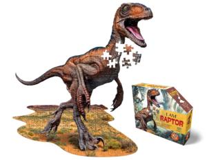 I Am Raptor - Scratch and Dent Dinosaurs Large Piece By Madd Capp Games & Puzzles