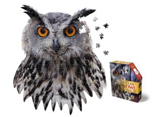 I Am Owl - Scratch and Dent Forest Animal Jigsaw Puzzle By Madd Capp Games & Puzzles