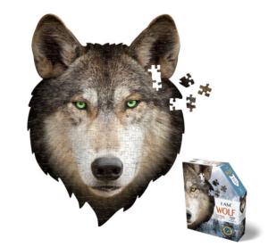 Madd Capp Mini Puzzle - I AM Wolf Wolf Jigsaw Puzzle By Madd Capp Games & Puzzles
