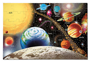 Solar System Space Children's Puzzles By Melissa and Doug