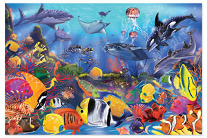 Underwater Fish Children's Puzzles By Melissa and Doug