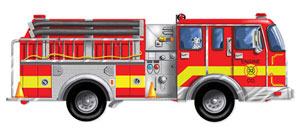 Giant Fire Truck Vehicles Children's Puzzles By Melissa and Doug