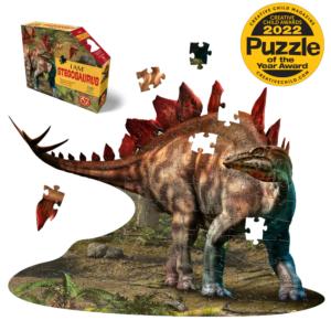 I am Stegosaurus - Scratch and Dent Dinosaurs Children's Puzzles By Madd Capp Games & Puzzles