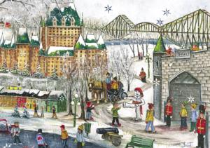 Quebec Carnival Winter Jigsaw Puzzle By Pierre Belvedere