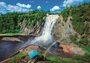 Montmorency Falls, Quebec Waterfall Jigsaw Puzzle By Pierre Belvedere