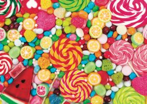 Crazy Candies Sweets Jigsaw Puzzle By Pierre Belvedere
