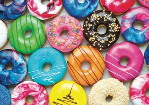 Delicious Doughnuts Dessert & Sweets Jigsaw Puzzle By Pierre Belvedere