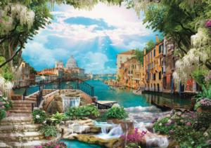 Venetian Dream Seascape / Coastal Living Jigsaw Puzzle By Pierre Belvedere