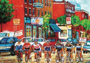 Tour De L'ile Bicycles Jigsaw Puzzle By Pierre Belvedere