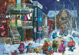 We Are Still Waiting Winter Jigsaw Puzzle By Pierre Belvedere