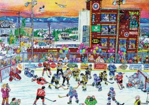 Ice Hockey R.D.L Sports Jigsaw Puzzle By Pierre Belvedere