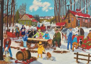 When Springs Coming People Jigsaw Puzzle By Pierre Belvedere