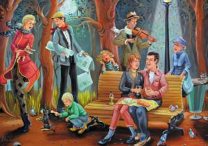 The Present Moment People Jigsaw Puzzle By Pierre Belvedere