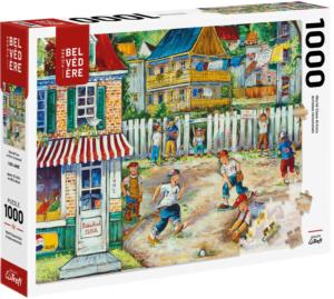 Baseball Fever Sports Jigsaw Puzzle By Pierre Belvedere