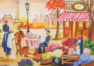 Tea In Paris Paris & France Jigsaw Puzzle By Pierre Belvedere